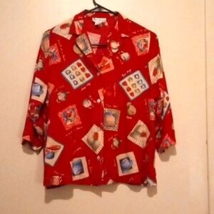 RITZY WOVENS WOMEN'S TOP